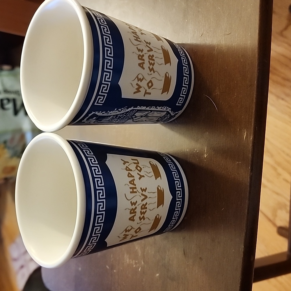 We Are Happy to Serve You Ceramic Mugs
